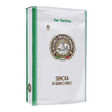 Dallagiovanna Semola di Grano Duro Durum Wheat Semolina Flour 10kg